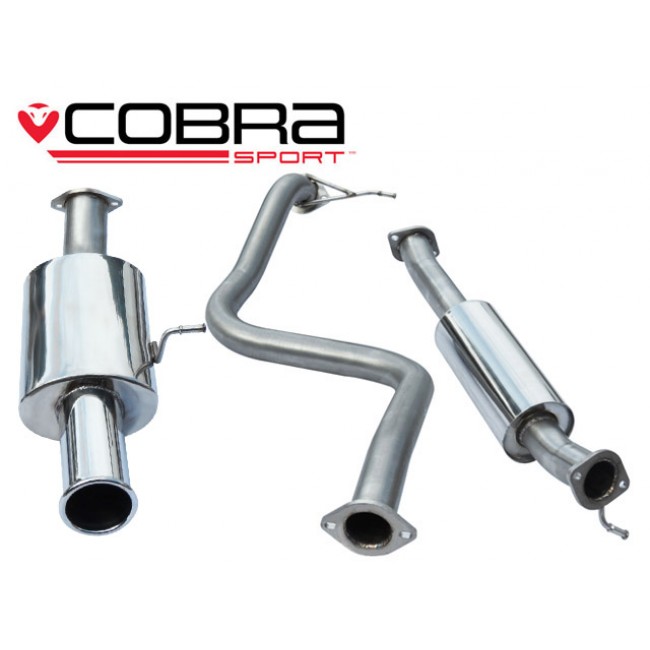 Cobra Sport Fiesta ST180 Cat Back Exhaust 2.5 inch bore Resonated Single Tailpipe - Image 4