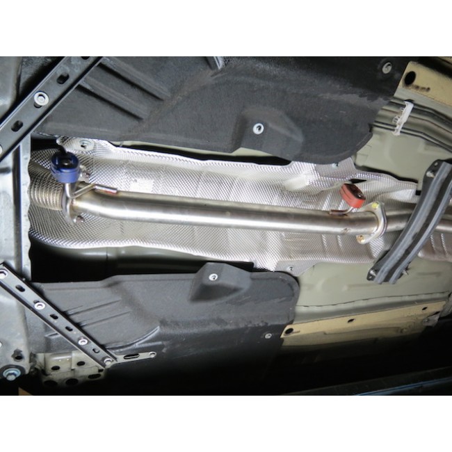 Cobra Sport Fiesta ST180 Cat Back Exhaust 2.5 inch bore Non-Resonated Twin Tailpipe - Image 2