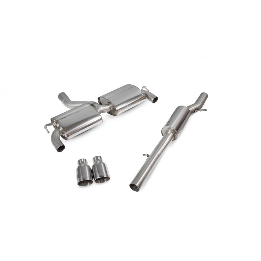 Scorpion SVWS040 Volkswagen Golf MK4 R32 Cat Back Exhaust System (Resonated) - Image 4