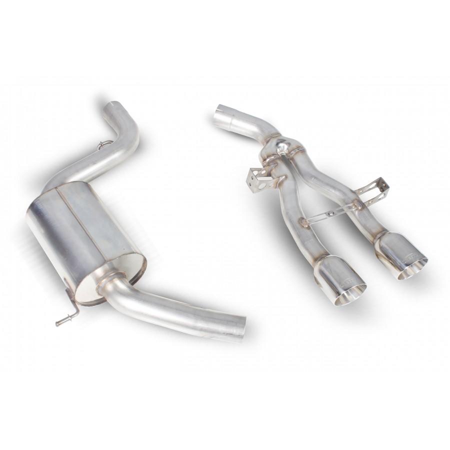Scorpion SSTS009 Seat Leon 1P Cupra R 265 PS Cat Back Exhaust None Resonated - Image 2