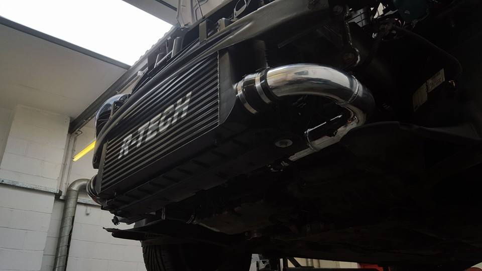 VW Golf 2.0 TFSI and Edition 30 Dynodaze Custom Front Mount Intercooler Big Core FMIC and Ali Hardpipes - Image 4