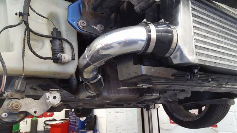 Skoda Octavia VRS 2.0 TFSI Dynodaze Custom Front Mount Intercooler Big Core FMIC and Ali Hardpipes - Image 2