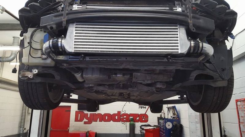 Skoda Octavia VRS 2.0 TFSI Dynodaze Custom Front Mount Intercooler Big Core FMIC and Ali Hardpipes