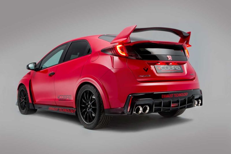 HN21 COBRA EXHAUST Honda Civic Type R FK2 15> Catback System Non RESONATED - Image 4