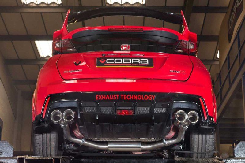 HN21 COBRA EXHAUST Honda Civic Type R FK2 15> Catback System Non RESONATED - Image 6