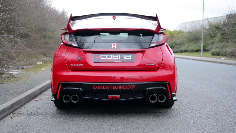 HN21 COBRA EXHAUST Honda Civic Type R FK2 15> Catback System Non RESONATED - Image 9