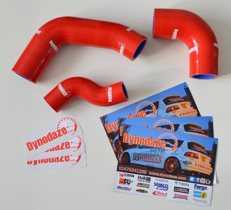 Dynodaze Performance Mitsubishi Colt CZT Ralliart Engine Bay Boost Hose Kit - Image 2