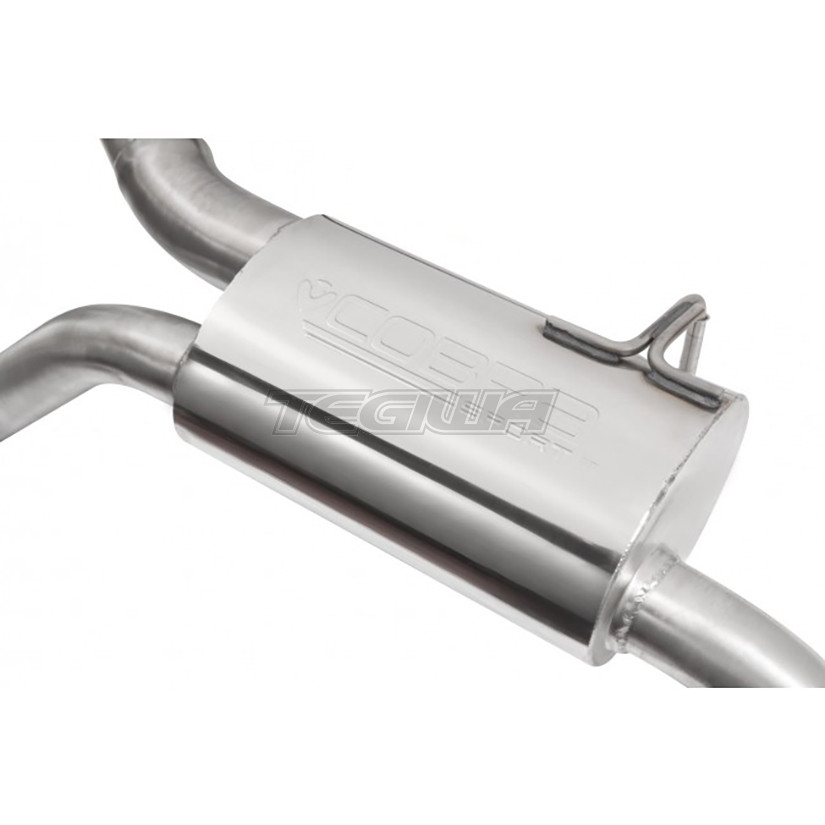 COBRA CAT BACK EXHAUST SYSTEM RESONATED HONDA CIVIC TYPE R FK2 15+