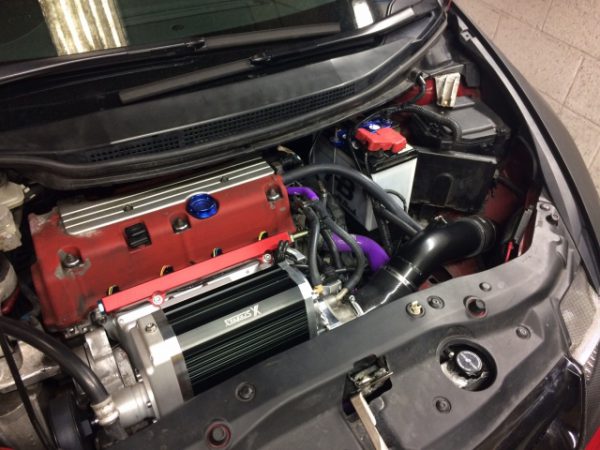 CPL Racing Civic Type R FN2 Large Bore Cold Air Intake with Battery Relocation Kit