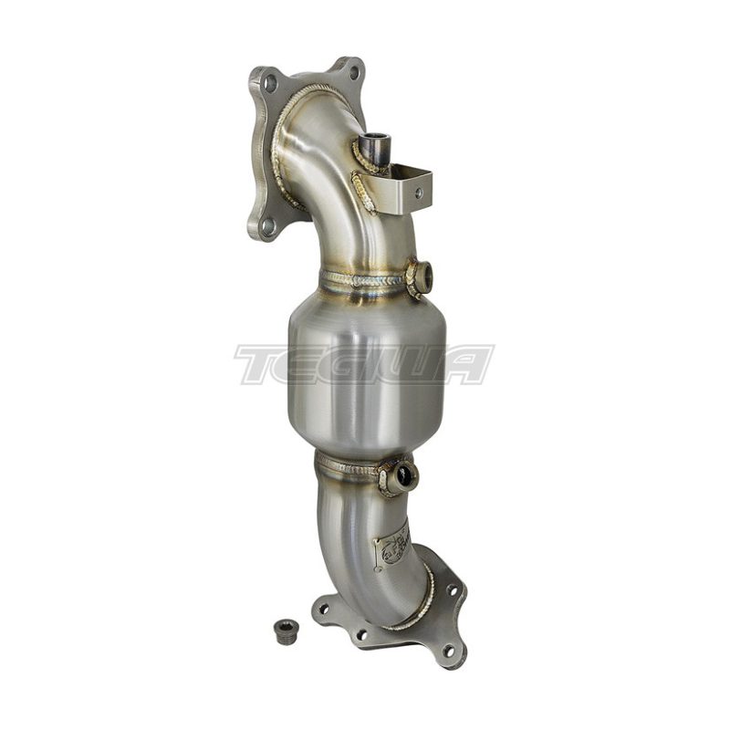 AFE TAKEDA TWISTED STEEL 400CEL CAT DOWN-PIPE STREET SERIES HONDA CIVIC TYPE R 17+