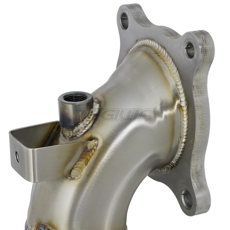 AFE TAKEDA TWISTED STEEL 400CEL CAT DOWN-PIPE STREET SERIES HONDA CIVIC TYPE R 17+ - Image 3