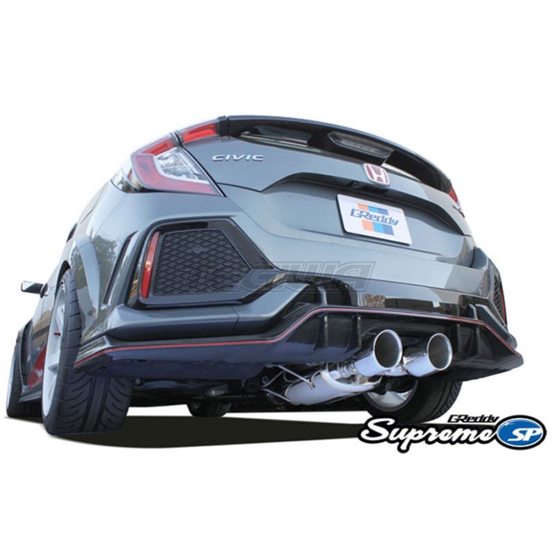GREDDY SUPREME SP EXHAUST TWIN TIPS HONDA CIVIC TYPE R FK8 17+