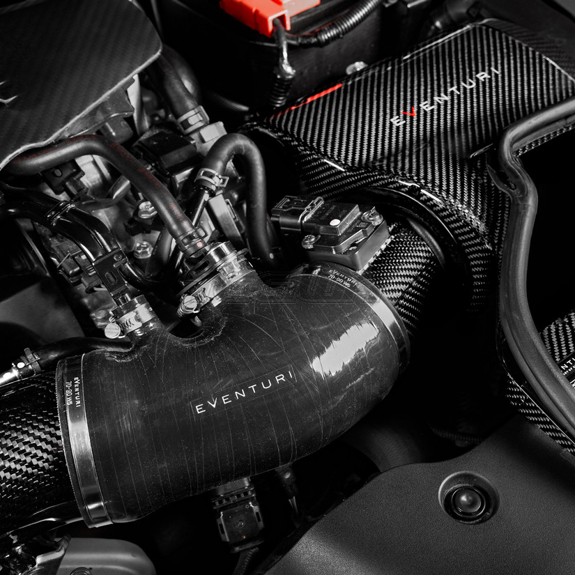 Eventuri Black Carbon Charge Pipe Honda Civic Type R FK8 17+ - Image 2