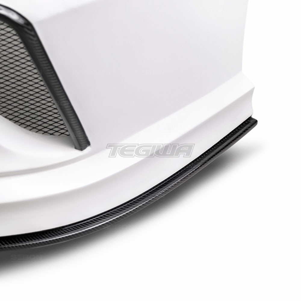 Seibon TT-Style Fibreglass/Carbon Fibre Rear Bumper Honda Civic FK8 Saloon 16-20 - Image 2