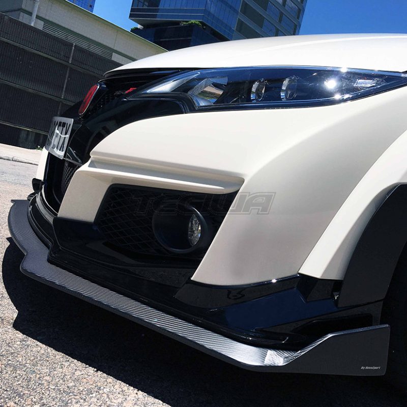 REVOZPORT CARBON RZ FRONT SPLITTER HONDA CIVIC TYPE R FK2 15+ - Image 5