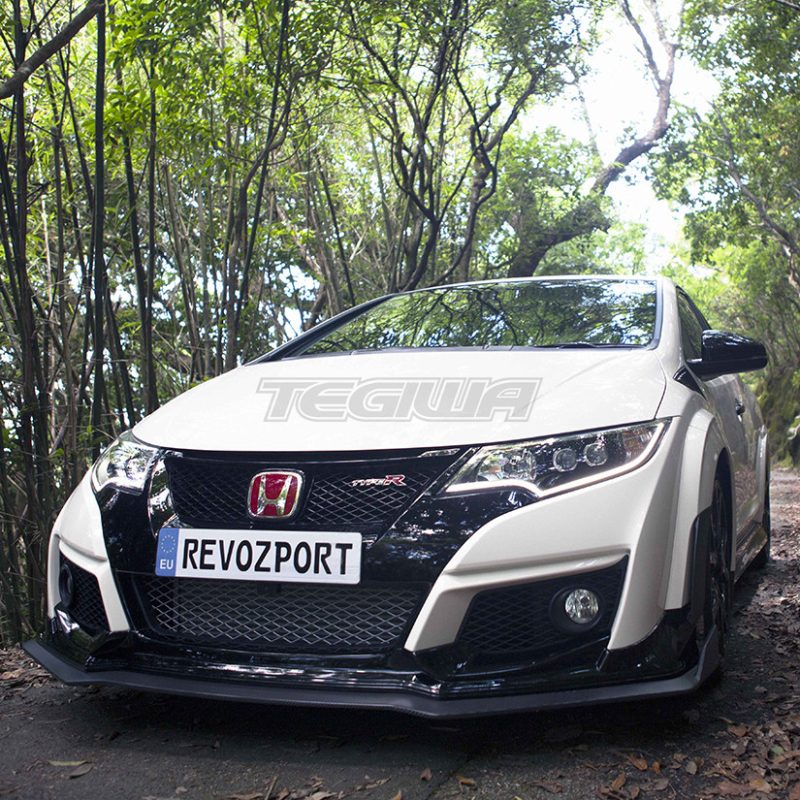 REVOZPORT CARBON RZ FRONT SPLITTER HONDA CIVIC TYPE R FK2 15+ - Image 4