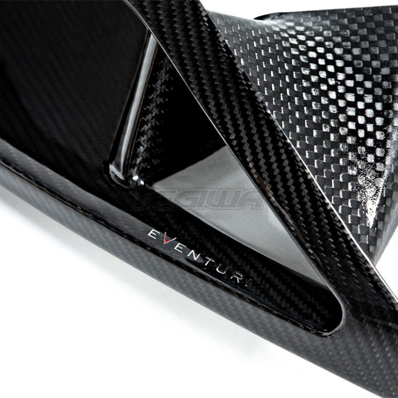 EVENTURI BLACK CARBON HEADLIGHT BLANK DUCT TOYOTA SUPRA MK5 J29 DB