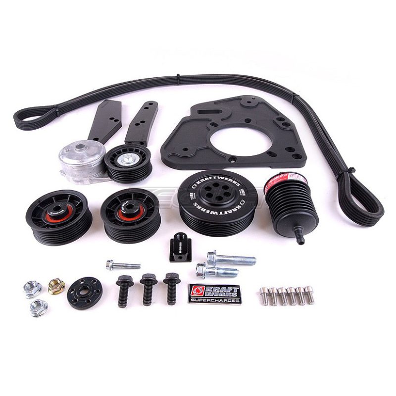 KRAFTWERKS B-SERIES RACE SUPERCHARGER KIT C30-94 - BLACK EDITION