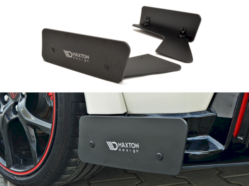 Honda Racing Splitter RACING REAR SIDE SPLITTERS HONDA CIVIC IX TYPE R (2015-2017) - Dynodaze ...