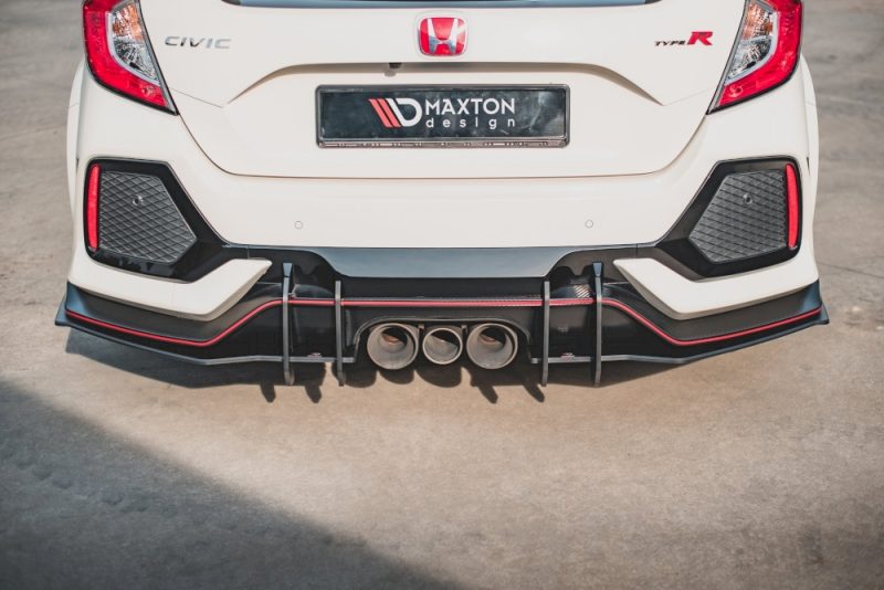 MAXTON RACING REAR VALANCE V2 HONDA CIVIC X TYPE R (2017-)