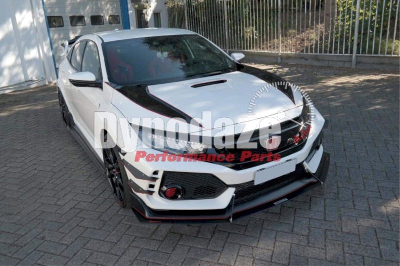 MAXTON DESIGN RACING FRONT SPLITTER V.1 HONDA CIVIC MK10 TYPE-R FK8 (2017-UP) BLACK