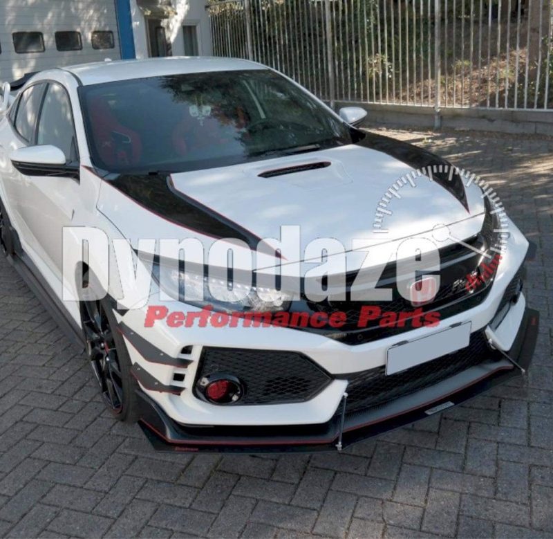 MAXTON DESIGN RACING FRONT SPLITTER V.1 HONDA CIVIC MK10 TYPE-R FK8 (2017-UP) BLACK