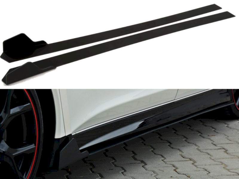 RACING SIDE SKIRTS DIFFUSERS HONDA CIVIC IX TYPE R (2015-2017)