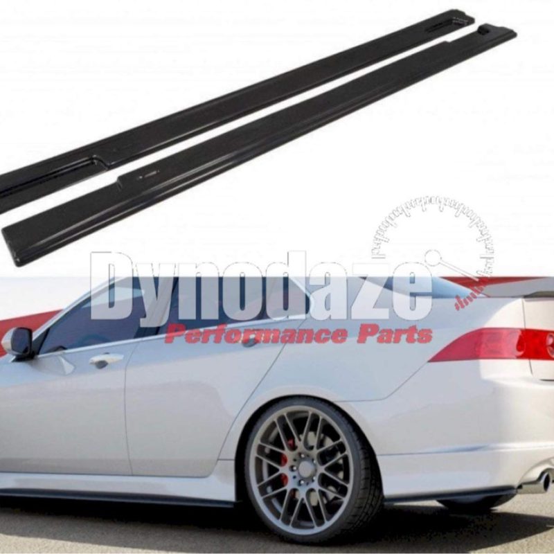 MAXTON DESIGN SIDE SKIRTS DIFFUSERS HONDA ACCORD MK7 TYPE-S FACELIFT (2002-2007) GLOSS BLACK
