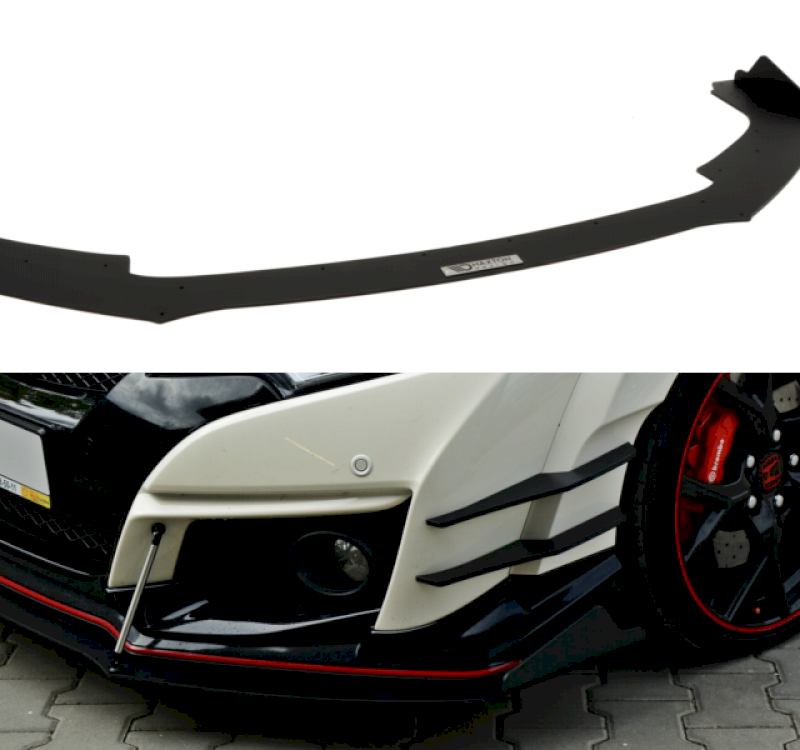 FRONT RACING SPLITTER V.2 HONDA CIVIC IX TYPE R (2015-2017)
