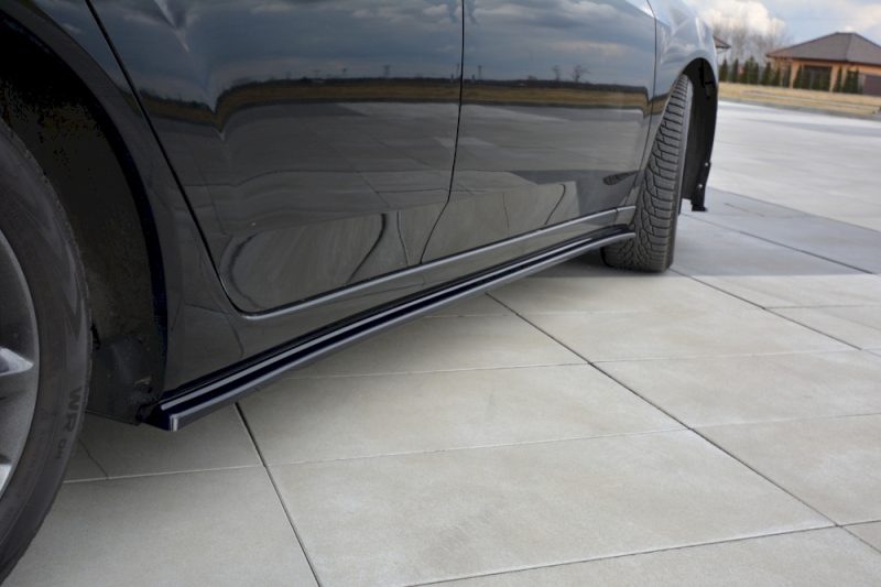 MAXTON DESIGN SIDE SKIRTS SPLITTERS HONDA ACCORD MK8 (CU-SERIES) PRE-FACELIFT SEDAN (2008-2011) GLOSS BLACK - Image 3