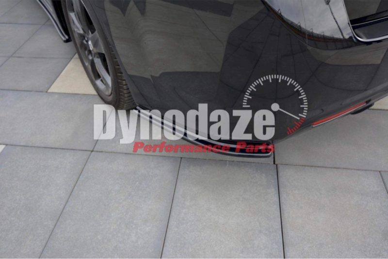 MAXTON DESIGN REAR SIDE SPLITTERS HONDA ACCORD MK8 (CU-SERIES) PRE-FACELIFT SEDAN (2008-2011) GLOSS BLACK