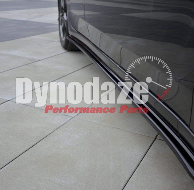 MAXTON DESIGN SIDE SKIRTS SPLITTERS HONDA ACCORD MK8 (CU-SERIES) PRE-FACELIFT SEDAN (2008-2011) GLOSS BLACK