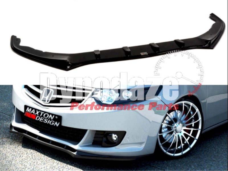 MAXTON DESIGN FRONT SPLITTER HONDA ACCORD MK8 PRE-FACE (2008-2011) GLOSS BLACK