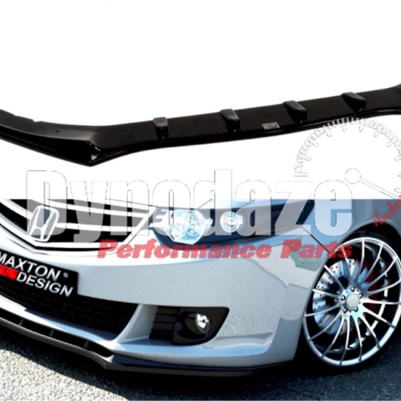 MAXTON DESIGN FRONT SPLITTER HONDA ACCORD MK8 PRE-FACE (2008-2011) GLOSS BLACK