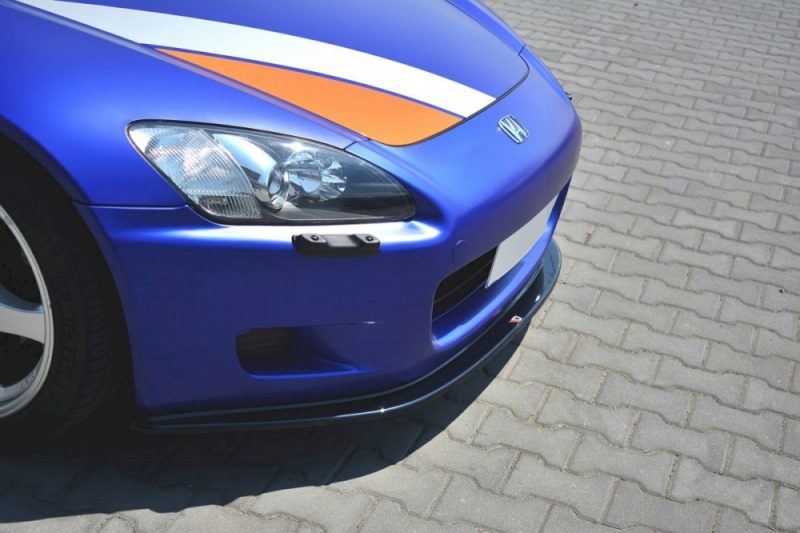 MAXTON DESIGN FRONT SPLITTER V.1 HONDA S2000 AP1 GLOSS BLACK - Image 2