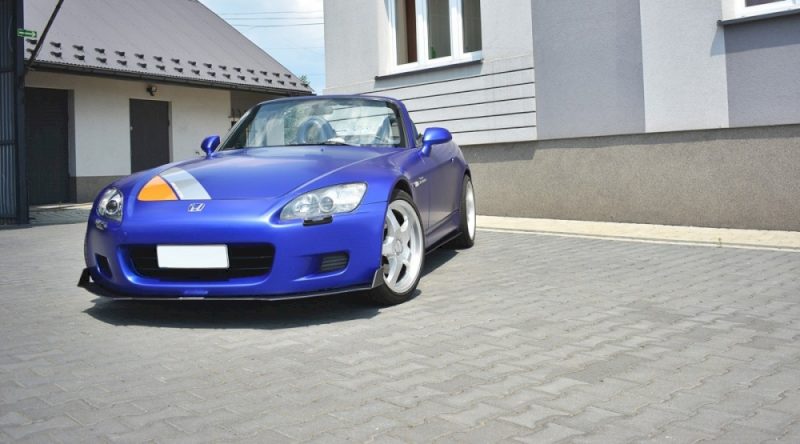 MAXTON DESIGN RACING FRONT SPLITTER V.1 HONDA S2000 AP1 BLACK - Image 3
