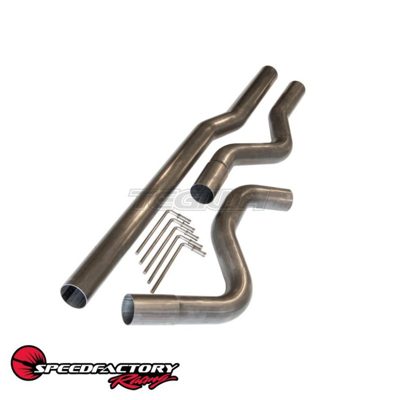 SPEEDFACTORY 3" STAINLESS STEEL EXHAUST PIPING KIT HONDA CIVIC 92-00 INTEGRA 94-01
