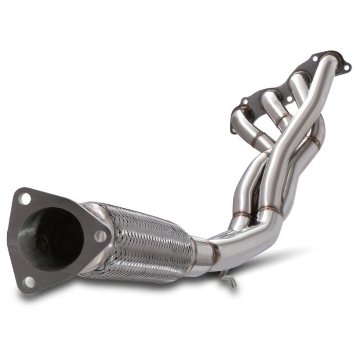 STAINLESS STEEL 4-2-1 EXHAUST MANIFOLD FRONT DECAT FOR HONDA CIVIC FN2 TYPE  R