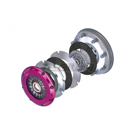 EXEDY RACING CARBON-D TWIN HEAVY DUTY CLUTCH & FLYWHEEL KIT SUBARU IMPREZA EJ20T EJ25T 6SPD