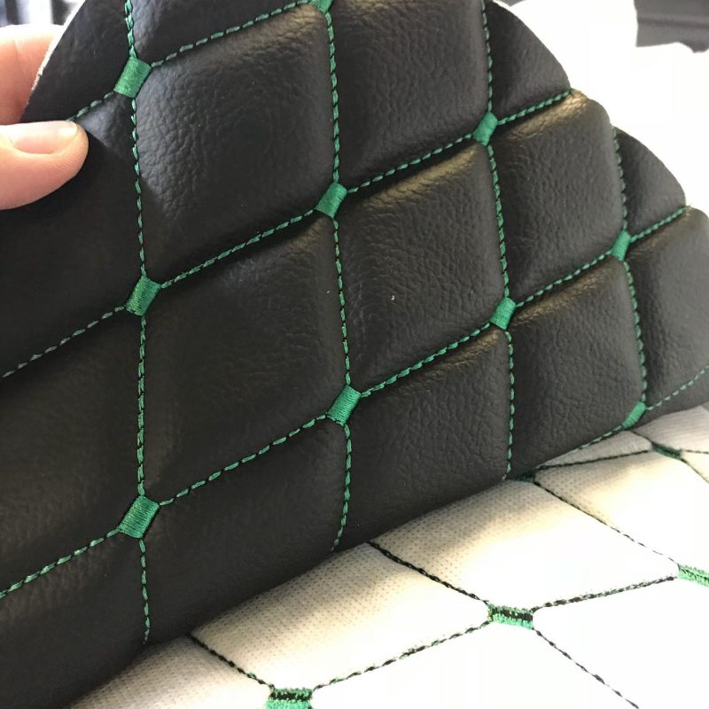 JC Clubsport Honda FN2 Rear seat delete Quilted Diamond Stitch - Image 2