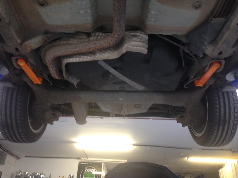 Summit Rear Lower 2 Point Side Tie Bar Brace Mitsubishi Colt CZT & Ralliart - Image 2