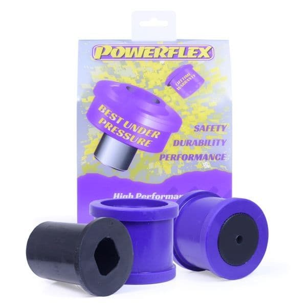 PFF25-1002 Fits pressed steel arms only PFF25-1002is a dual-durometer design that allows free rotation, avoiding torsional twist in the material which is the main cause of failure for the OE rubber bush.