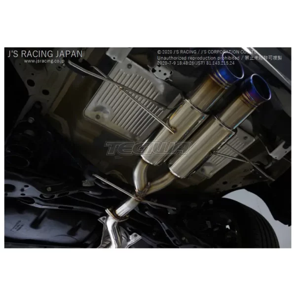Js Racing SUS Exhaust plus single 70RR Honda Accord CL7 - Dynodaze