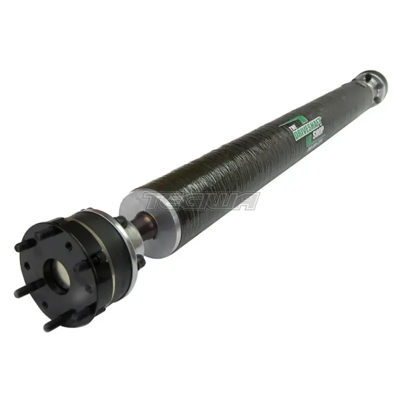 Driveshaft Shop 1-Piece Pro-Series Carbon Fiber Driveshaft With Aluminium Conversion Plates Toyota Supra Turbo 6-Speed 93-98