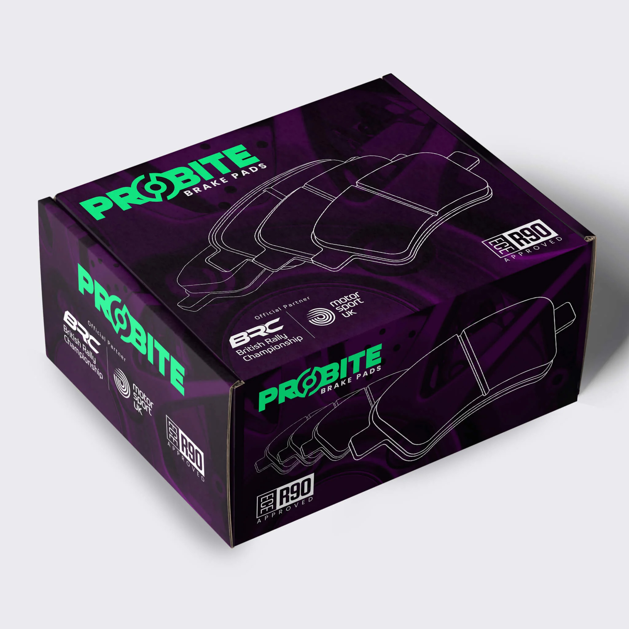 ProBite Predator Front Brake Pads Mitsubishi Colt CZT Ralliart and Smart Forfour Brabus PFRP0617
