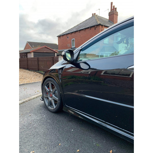 Fiberworx Honda Civic Fn Mk8 M Style vented Front wings